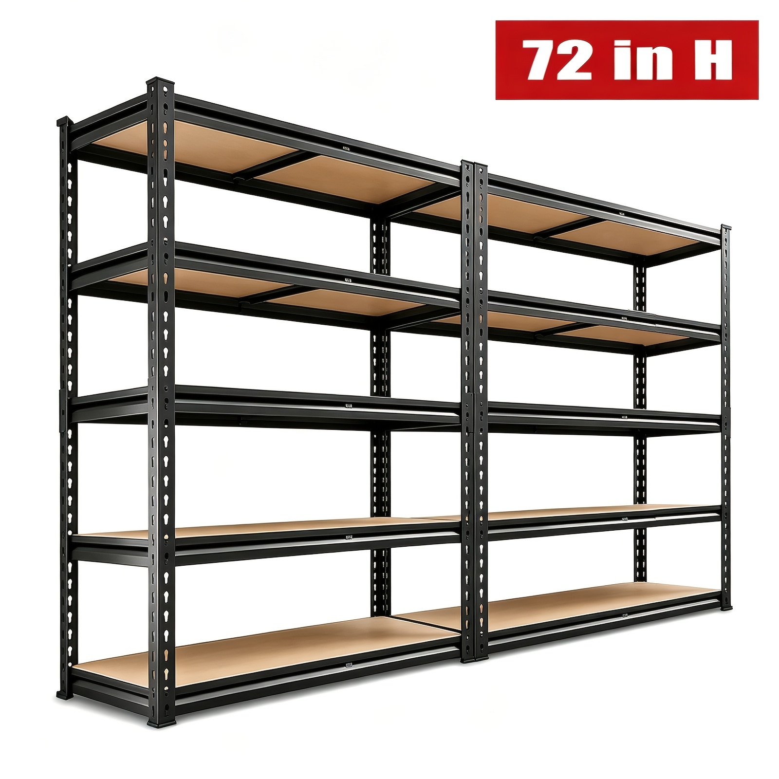 Commercial Kitchen Warehouse - 2000LBS Shelving Heavy Duty, 5 Tier