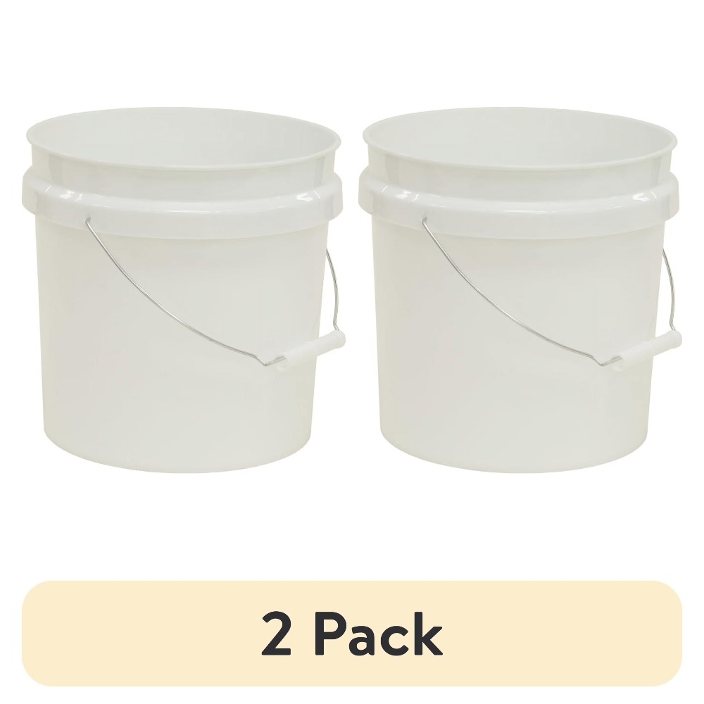 Commercial Kitchen Paint - 2 Gallon Round Plastic Bucket with