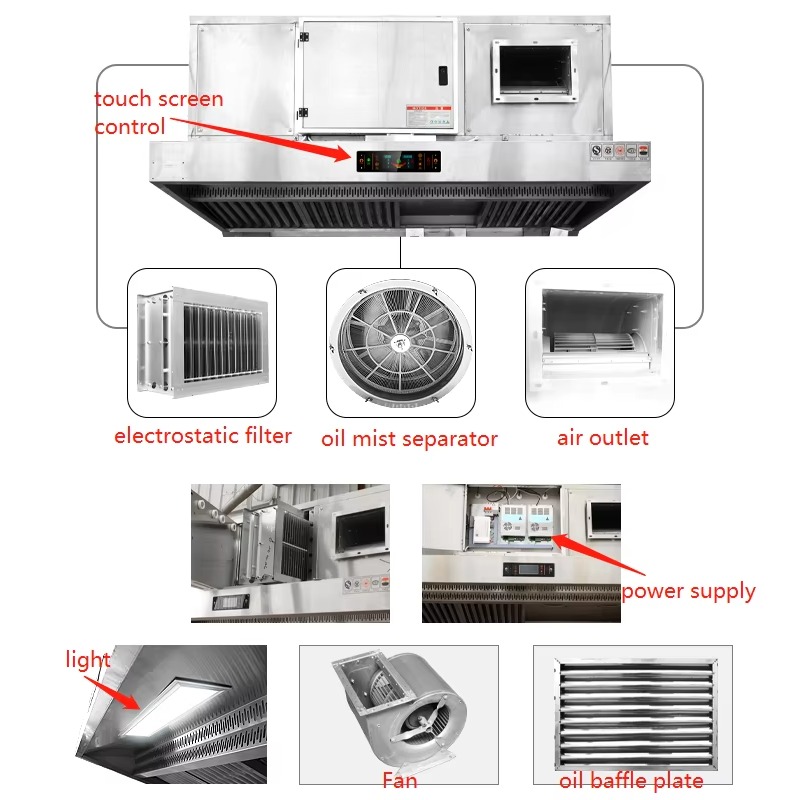 Commercial Customizable Restau – обзор и цена Commercial Kitchen Chimney