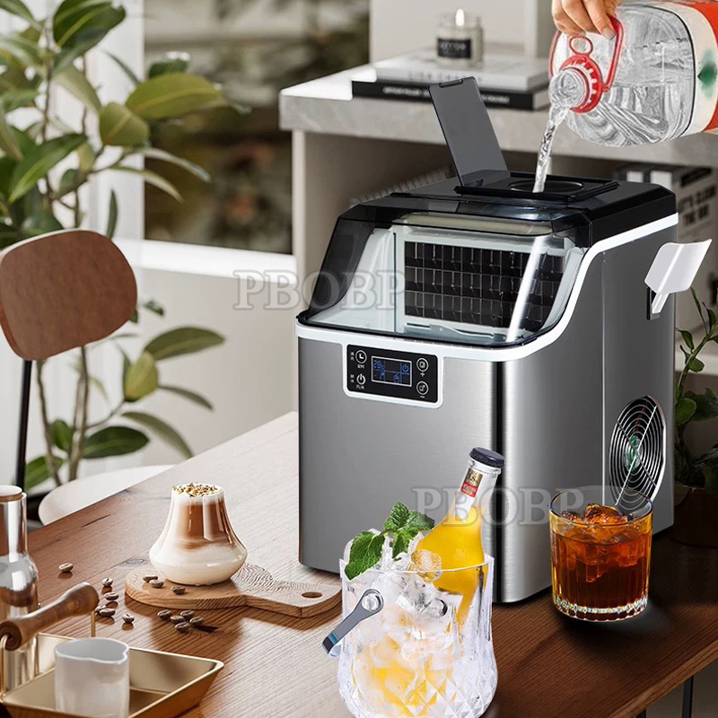 PBOBP Ice Cube Maker 30KG Wate – обзор и цена Commercial Kitchen Ice Machine