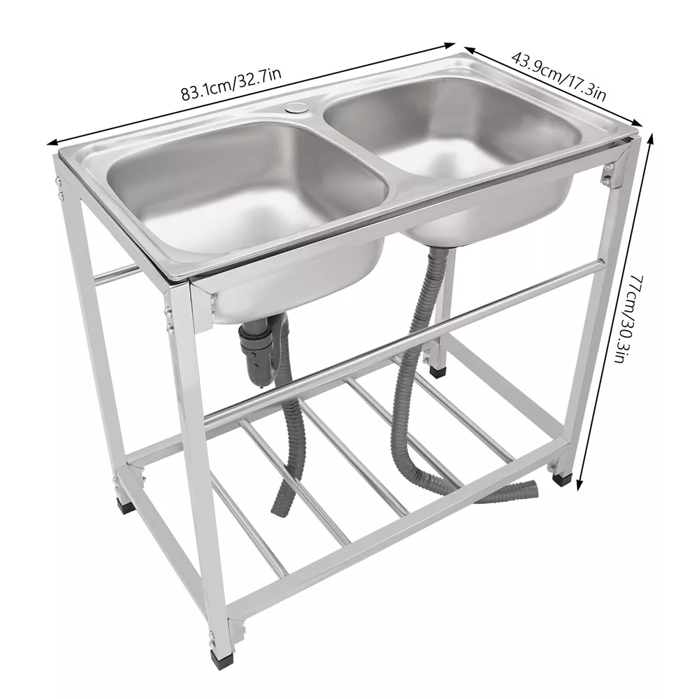 Commercial Double Bowl Sink Ki – обзор и цена Commercial Kitchen Outlets