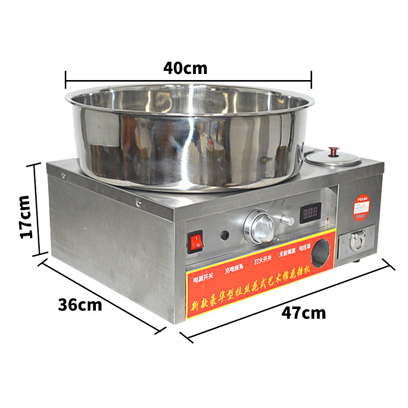 Commercial Stainless Steel gas – обзор и цена Candy Floss Machine Commercial