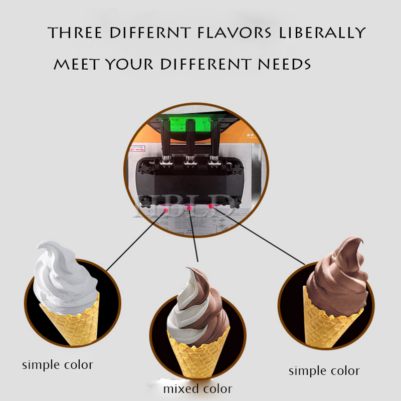 Stainless Steel Soft Ice Cream – обзор и цена Commercial Kitchen Ice Machine