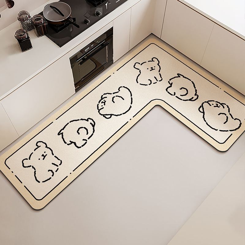 L-shaped Kitchen Floor Mat Wat – обзор и цена Commercial Kitchen Vinyl Flooring