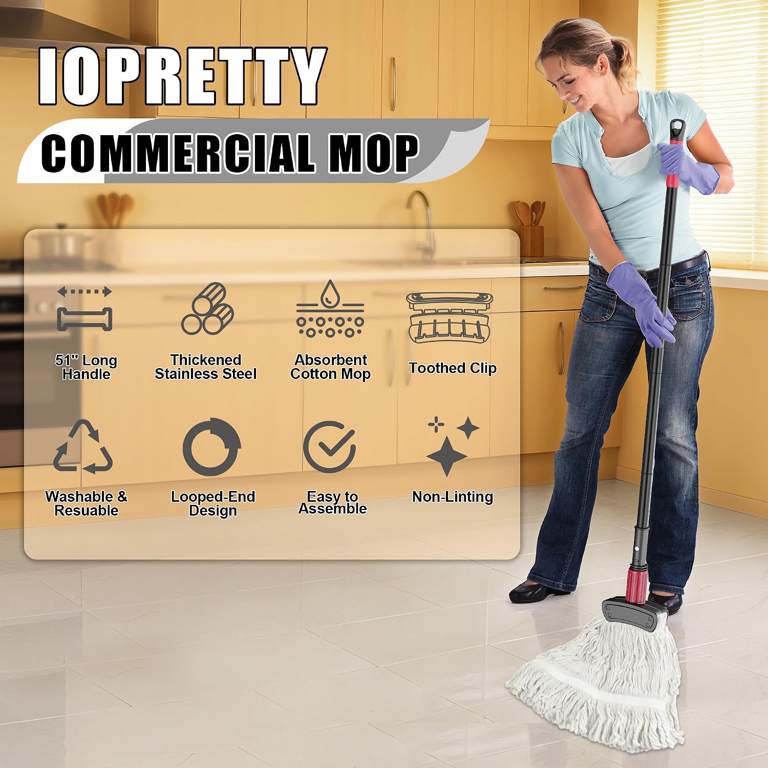Commercial Mop for Floor Clean – обзор и цена Commercial Kitchen Vinyl Flooring