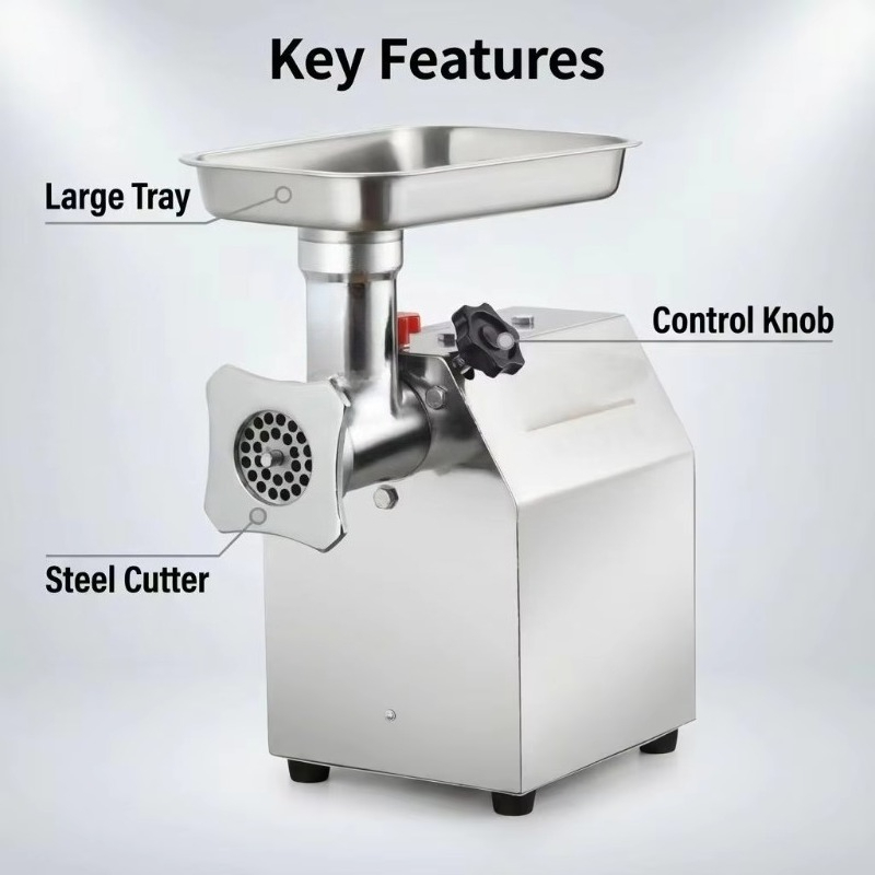 New Automatic Tabletop Commerc – обзор и цена Meat Grinder Electric