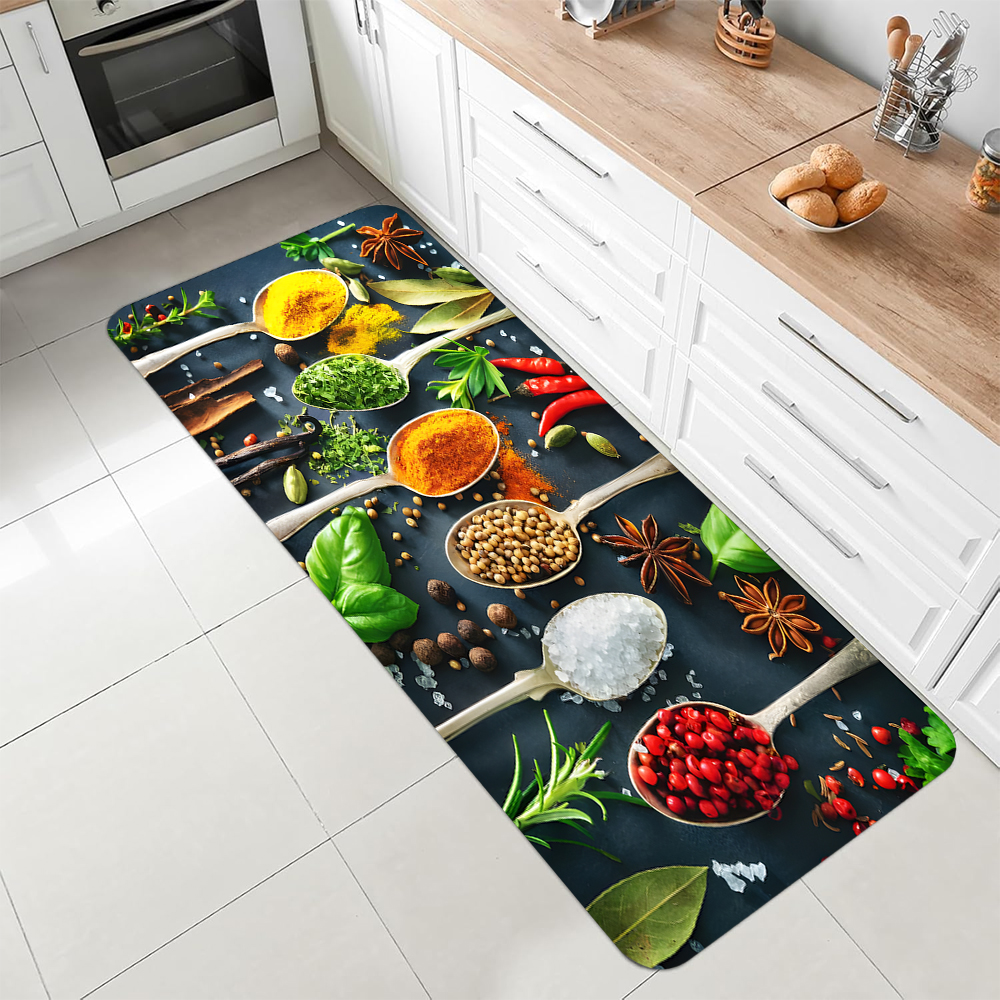 Vintage Spices Pattern Kitchen – обзор и цена Commercial Kitchen Mats Anti Fatigue