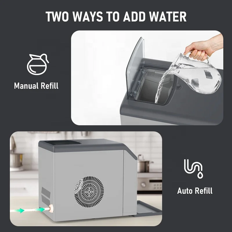 33LBS/24H Commercial Ice Maker – обзор и цена Commercial Kitchen Ice Machine