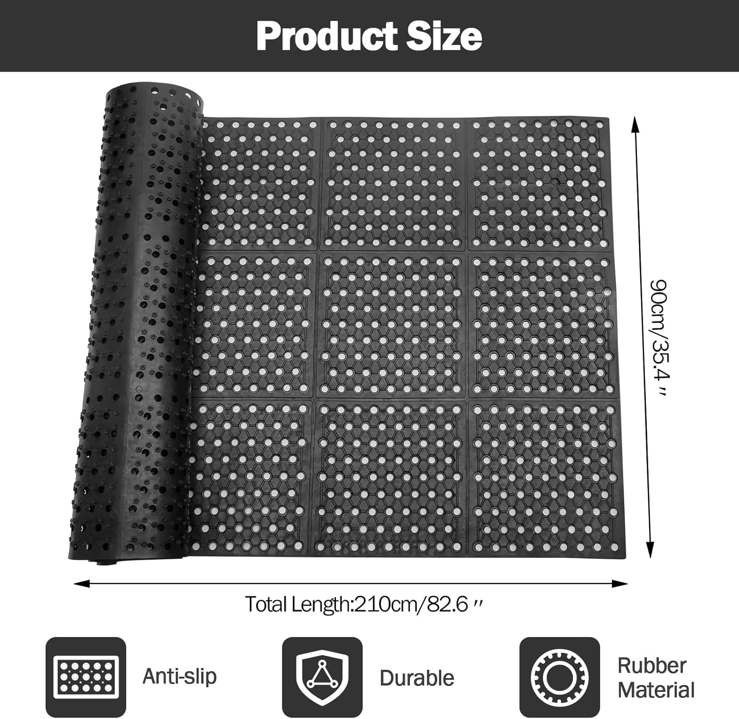 Anti-Fatigue Drainage Rubber M – обзор и цена Commercial Kitchen Mats Anti Fatigue