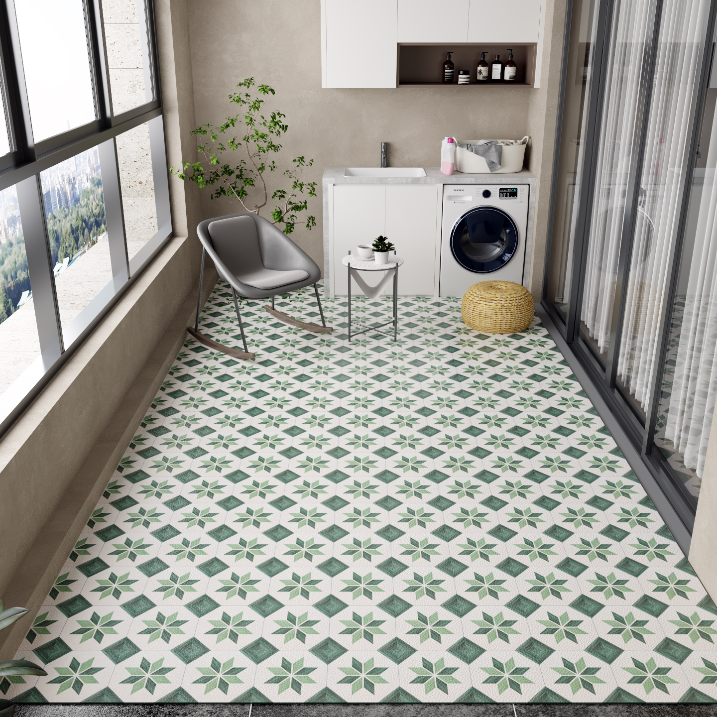 Balcony Floor Mat Pvc Leather  – обзор и цена Commercial Kitchen Vinyl Flooring