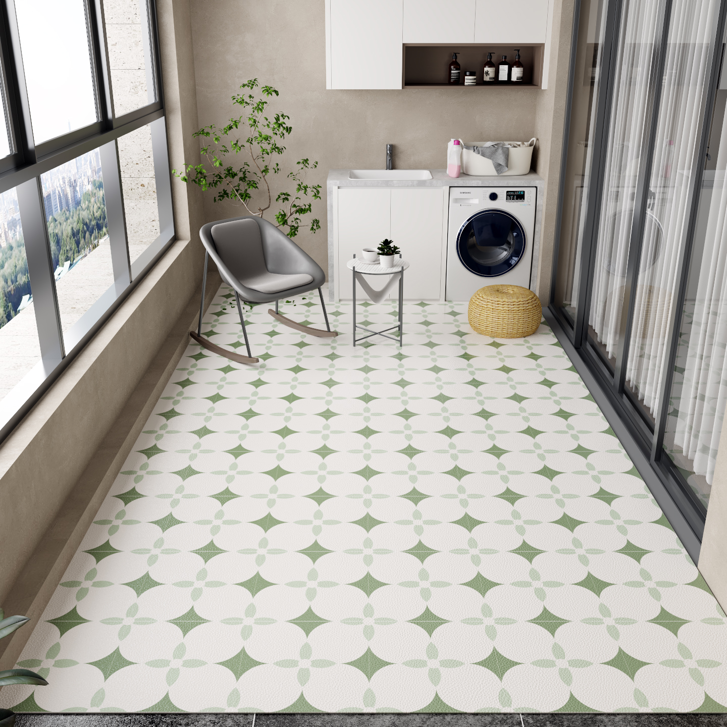 Balcony Floor Mat Pvc Leather  – обзор и цена Commercial Kitchen Vinyl Flooring