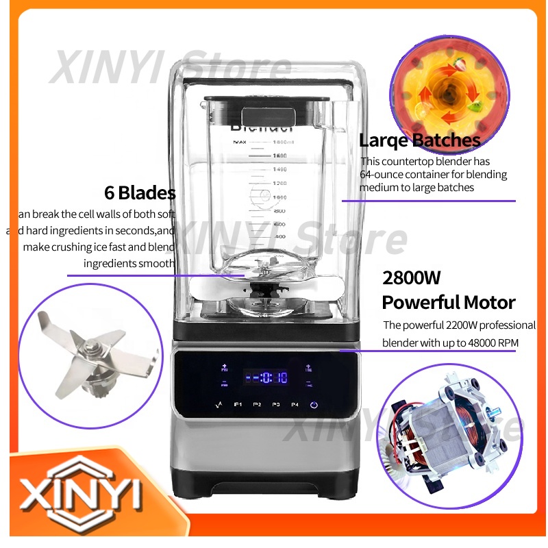 Heavy Duty Smoothie Blender Ma – обзор и цена Commercial Kitchen Ice Machine