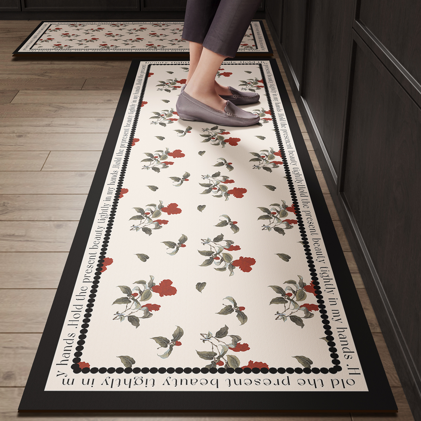 Black Kitchen Rugs Waterproof  – обзор и цена Commercial Kitchen Vinyl Flooring